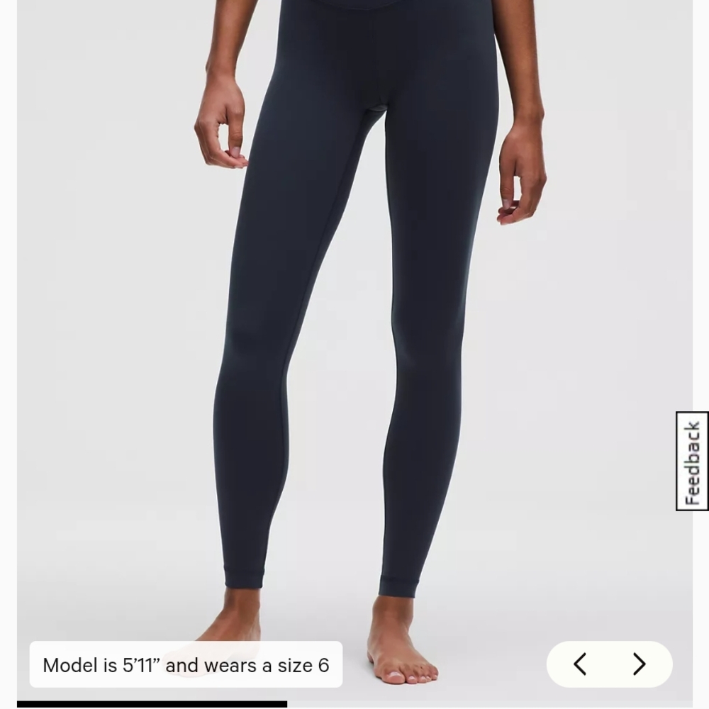 Lululemon Athletica Dark Blue Leggings